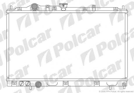 Радиаторы охлаждения Polcar 523108-1 (фото 1)