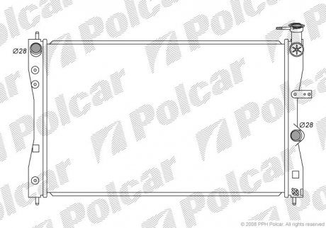 Радиаторы охлаждения Polcar 5241081K