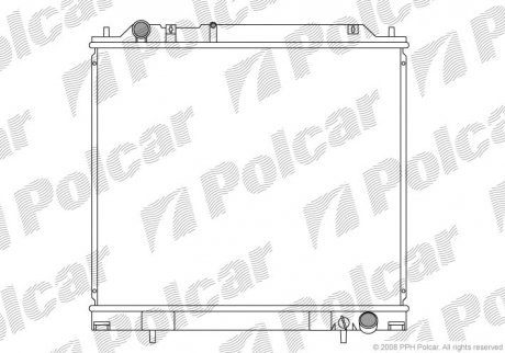 Радиатор охлаждения Polcar 525008-1