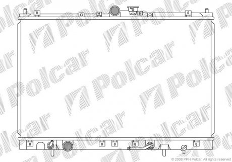 Радіатор охолодження Polcar 525208-1 (фото 1)