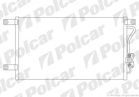 Радіатори кондиціонера Polcar 5285K8C1 (фото 1)