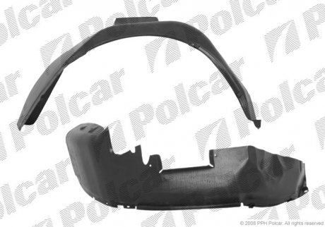 Подкрылок Polcar 5507FL-1