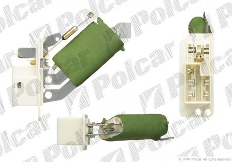 Резистор кондиционера Polcar 5507KST-2 (фото 1)
