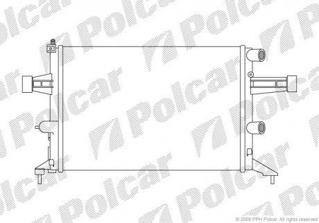 Радиаторы охлаждения Polcar 550808-9 (фото 1)