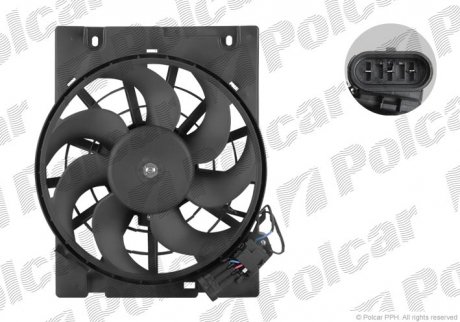 Вентиляторы радиаторов Polcar 550823W1 (фото 1)