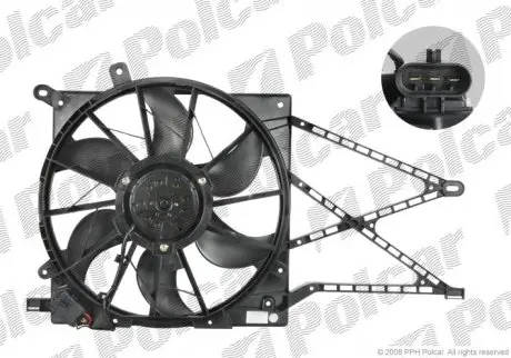 Вентиляторы радиаторов Polcar 550823W4