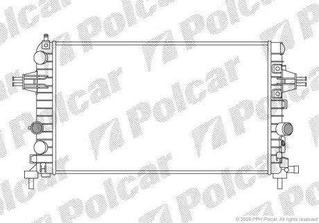Радиаторы охлаждения Polcar 550908-2 (фото 1)