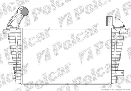 Радиаторы воздуха (Интеркулеры) Polcar 5509J8-5 (фото 1)