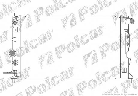 Радиаторы охлаждения Polcar 551608-3