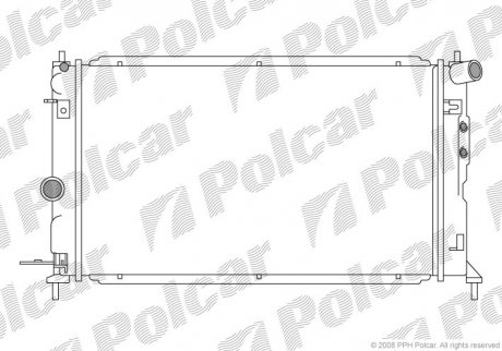 Радиаторы охлаждения Polcar 551608-4