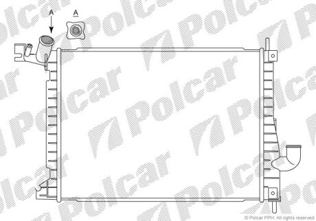 Радиаторы охлаждения Polcar 551608-7