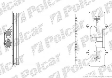 Радиаторы обогрева Polcar 5516N8-2 (фото 1)