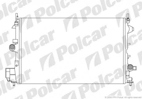 Радиаторы охлаждения Polcar 5518085X (фото 1)