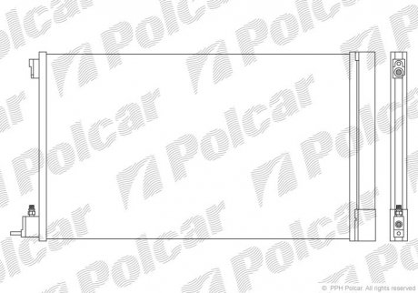 Радиаторы кондиционера Polcar 5520K8C1 (фото 1)