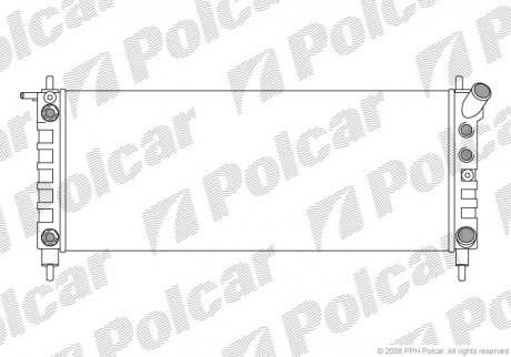 Радиаторы охлаждения Polcar 555508-7