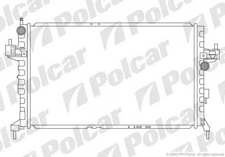 Радиаторы охлаждения Polcar 555608-4 (фото 1)