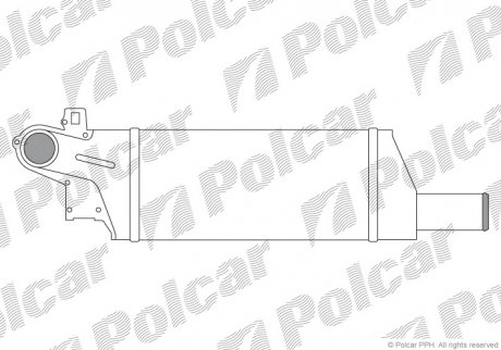 Радиаторы воздуха (Интеркулеры) Polcar 5556J8-1