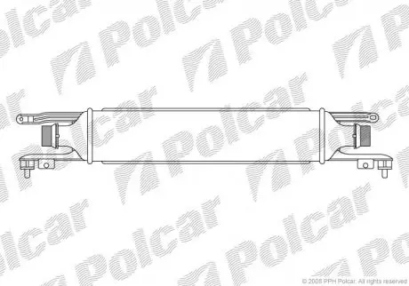 Радиатор воздуха (Интеркулер) Polcar 5558J8-2