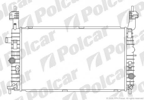 Радиаторы охлаждения Polcar 555908-2 (фото 1)