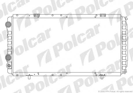 Радіатор охолодження Polcar 570208A2