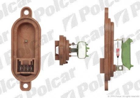 Резистор кондиционера Polcar 5770KST-1 (фото 1)