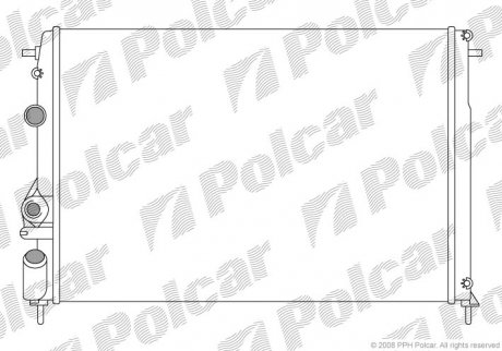 Радиаторы охлаждения Polcar 600708-5
