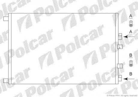 Радиаторы кондиционера Polcar 6012K8C2S