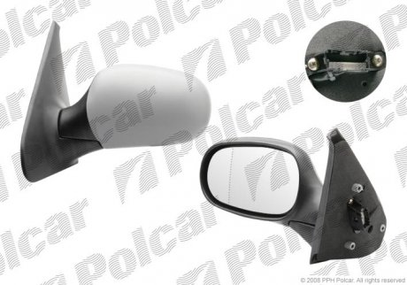 Зеркало внешнее Polcar 6015514M (фото 1)