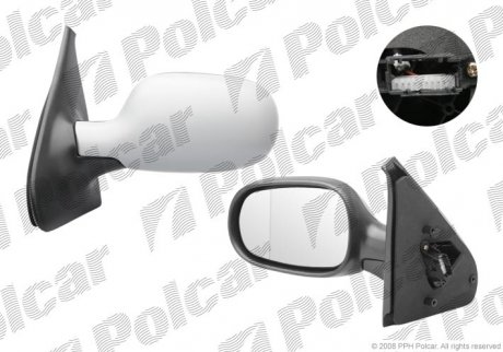 Дзеркало зовнішнє Polcar 6016515E (фото 1)