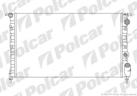 Радиатор охлаждения Polcar 602108A4 (фото 1)