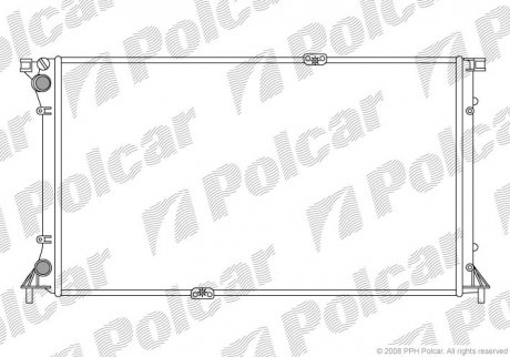 Радиаторы охлаждения Polcar 602608-4 (фото 1)