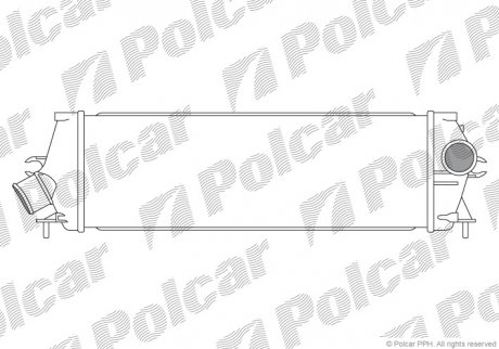 Радиаторы воздуха (Интеркулеры) Polcar 6027J8-1 (фото 1)