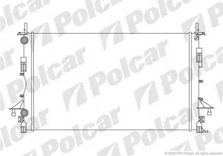 Радиаторы охлаждения Polcar 603708A1