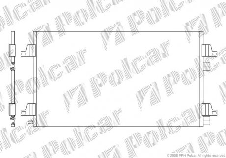 Радиаторы кондиционера Polcar 6037K81X