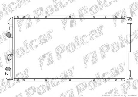 Радиаторы охлаждения Polcar 604108-3