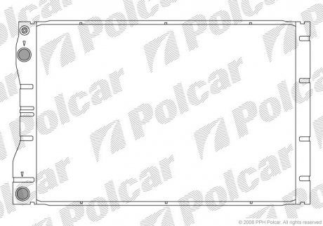 Радиаторы охлаждения Polcar 6051081X (фото 1)