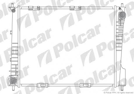Радиаторы охлаждения Polcar 605508-2