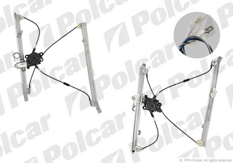 Стеклоподъемник электрический Polcar 6055PSE2