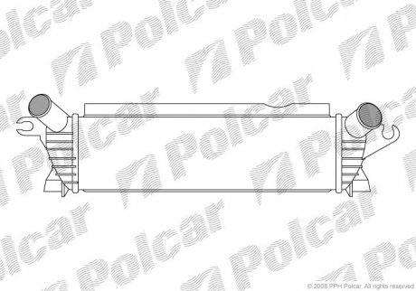 Радиаторы воздуха (Интеркулеры) Polcar 6060J81X