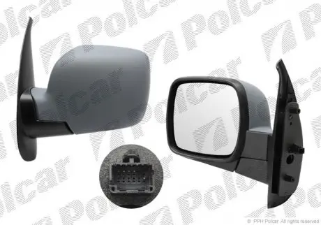 Зеркало внешнее Polcar 6062525M