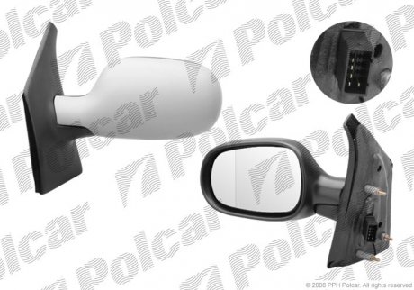 Зеркало внешнее Polcar 6070514M (фото 1)