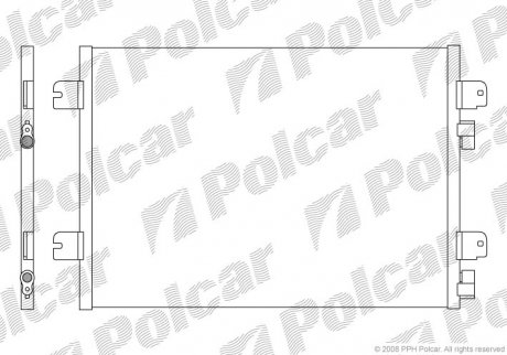 Радиаторы кондиционера Polcar 6070K82X