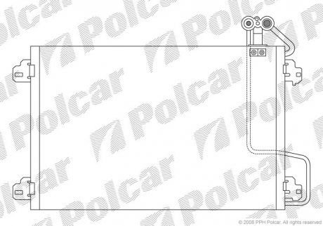 Радиаторы кондиционера Polcar 6070K8C1S