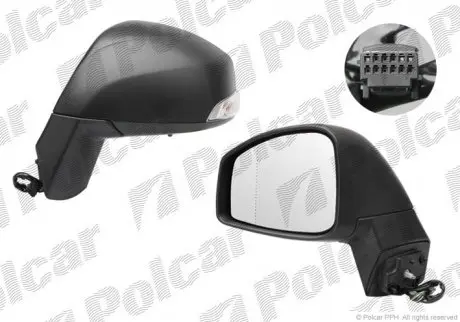 Зеркало внешнее Polcar 6073512M