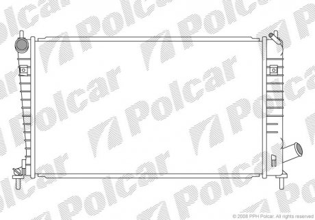 Радіатор охолодження Polcar 652308-1