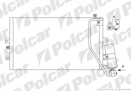 Радіатори кондиціонера Polcar 6523K8C2