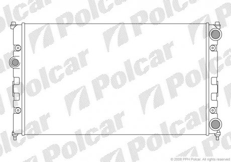 Радиаторы охлаждения Polcar 671308-3 (фото 1)