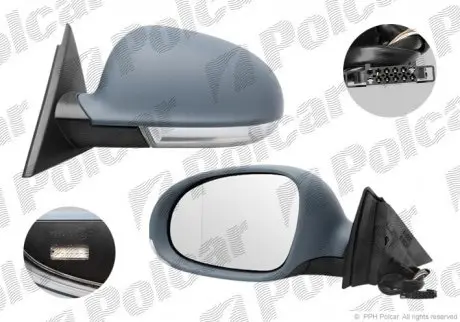 Дзеркало зовнішнє Polcar 6925515M