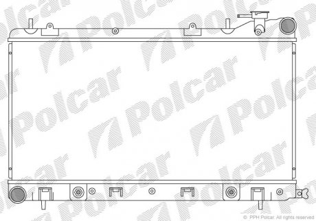 Радіатор охолодження Polcar 721108-2 (фото 1)