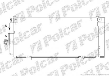 Радиаторы кондиционера Polcar 7213K8C1 (фото 1)